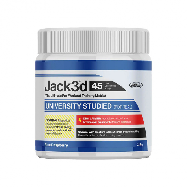 USP Labs Jack3d Advanced, 45 serv. (Blue Raspberry) i gruppen Kosttillskott & Livsmedel / Prestationshöjare / Pre-Workout / PWO hos Tillskottsbolaget (USPLABS684-4)